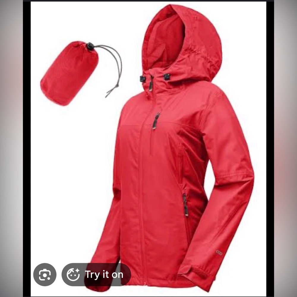 TCOT Red Drawstring Jacket